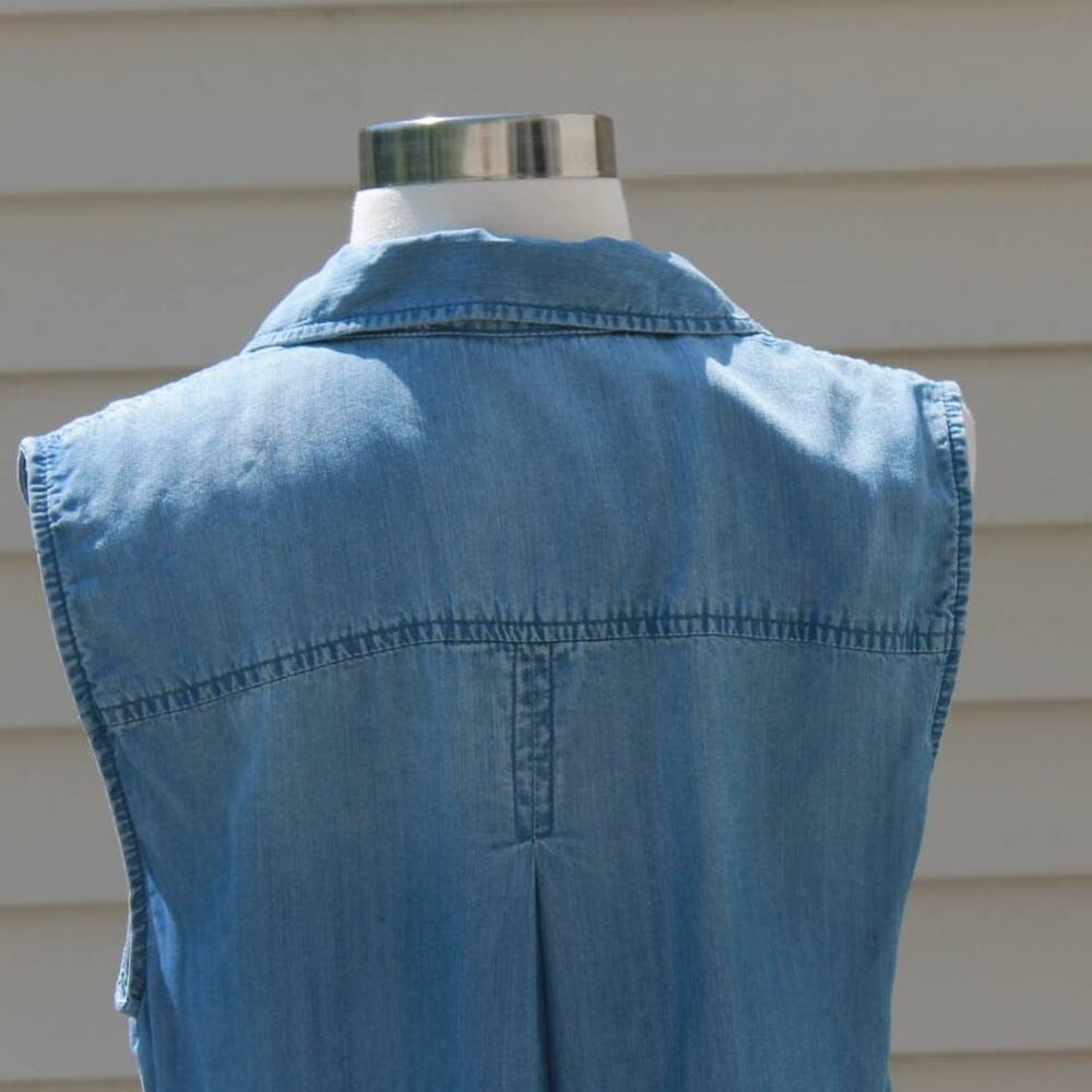 Beach Lunch Lounge Women's Tank Top Button Down Lyocell Size M (tag missing) - Picture 5 of 10